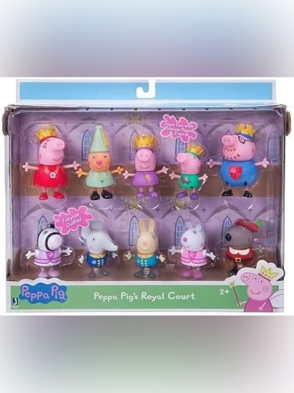 Peppa Pig Royal Court Figures - 10 pieces